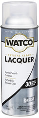 Watco 63081 Lacquer Spray Paint, Gloss, Liquid, Clear, 11.25 oz, Aerosol Can