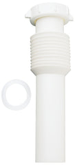 Plumb Pak PP21201 Sink Tailpiece, 1-1/2 in, 12 in L, Slip-Joint, Plastic