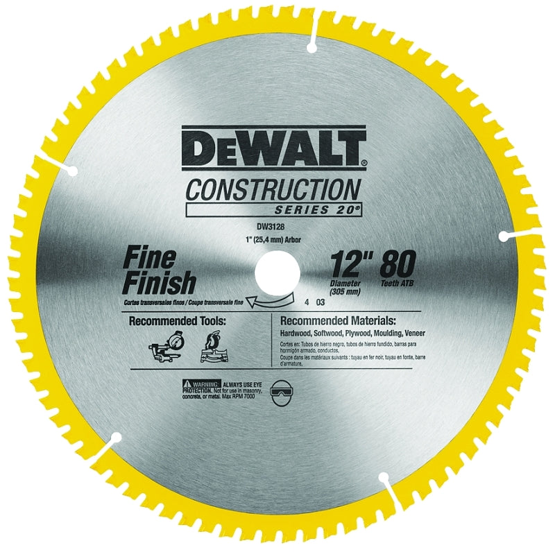 DW3128 CIRC SAW BLADE 12IN