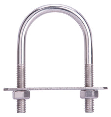 ProSource LR360 U-Bolt, 5/16 in Thread, 1-1/2 in L Thread, Stainless Steel, Stainless Steel