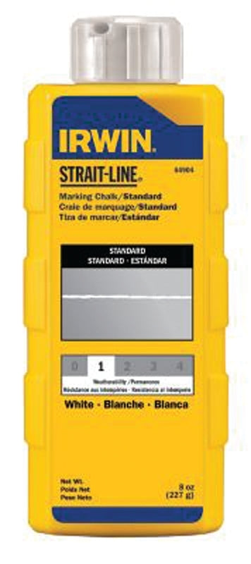 Irwin 64904 Marking Chalk Refill, White, Temporary