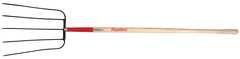 Razor-Back 73141 Barley Fork, Oval Tine, Steel Tine, Wood Handle, Straight Handle, 63-1/2 in L Handle