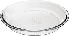 Oneida Oven Basics Series 82638L11 Pie Plate, 1.5 qt Capacity, Glass, Clear, Dishwasher Safe: Yes