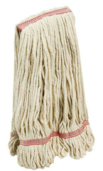Libman 972 Mop Refill, 1-1/4 in Headband, Cotton/Poly, Red/White