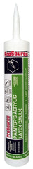 ProSource 7850000 Acrylic Latex Caulk, White, 10.1 oz Cartridge