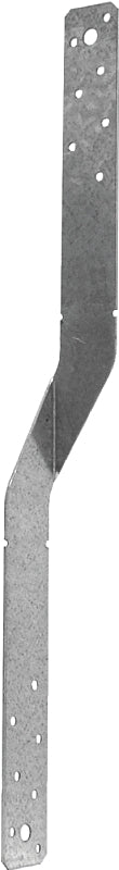 MiTek MTW18 Pre-Deflected Hold Down, 18 in L, 1-1/4 in W, Cast Aluminum