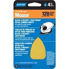 Norton 02316 Sanding Sheet, 3 in W, 7 in L, 120 Grit, Medium, Aluminum Oxide Abrasive, Paper Backing