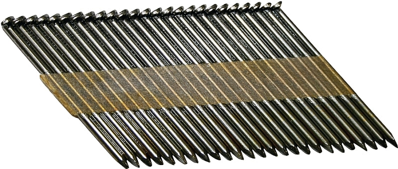 ProFIT 0600150 Framing Nail, 2-3/8 in L, 11-1/2 Gauge, Steel, Bright, Clipped Head, Smooth Shank