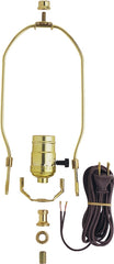 Westinghouse 7026800 Lamp Kit, Metal, Brass, For: Standard Base 150 W Bulb