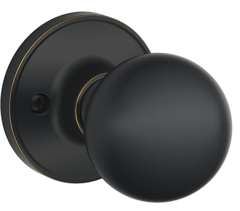Schlage J170 CAN 716 Dummy Knob, Knob Handle, Round Design, Aged Bronze, Residential, Metal