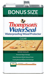 Thompson's WaterSeal TH.021802-03 Wood Sealer, Clear, Liquid, 1 gal