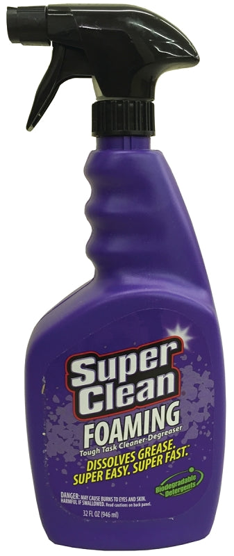 Superclean 301032 Cleaner and Degreaser, 32 oz Bottle, Liquid, Citrus