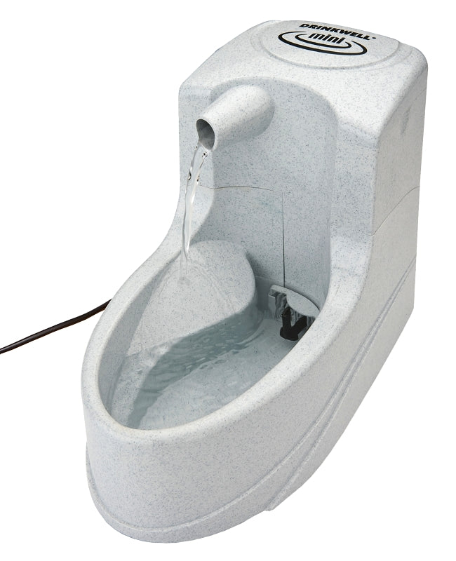 Drinkwell PWW00-14402 Mini Pet Fountain, 40 oz Volume, Plastic