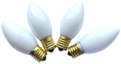 Hometown Holidays 16510 Light Bulb, 7 W, Intermediate Lamp Base, Incandescent Lamp, Ceramic White Light