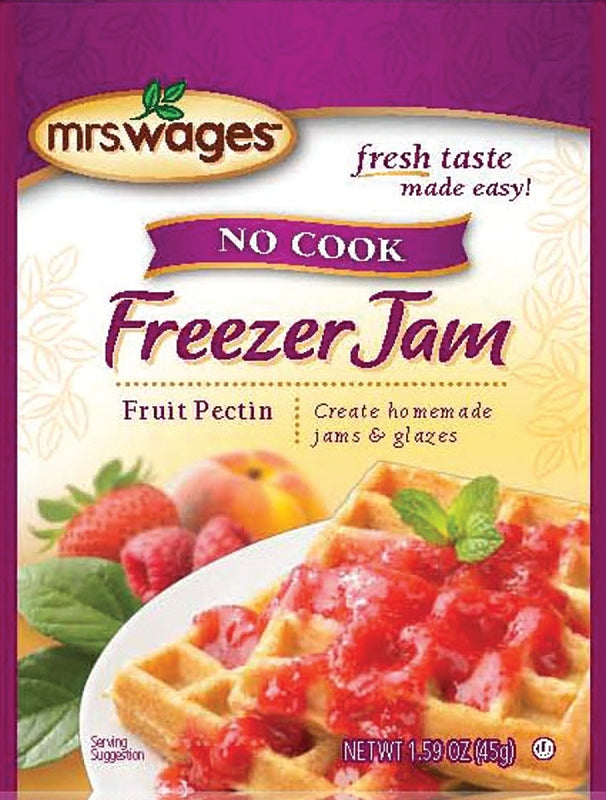 Mrs. Wages W599-H3425 Freezer Jam Fruit Pectin, 1.59 oz Pouch