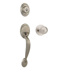 Weiser Kingsway x Fairfax Series GAC9471 KY 15 SMT Handleset, 3 Grade, Satin Nickel