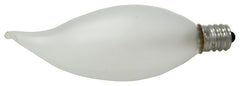 Sylvania 13453 Incandescent Lamp, 25 W, B10 Lamp, Candelabra Lamp Base, 145 Lumens, 2850 K Color Temp