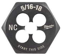 Milwaukee 49-57-5342 Threading Die, 5/16-18 Thread, Coarse Thread, HCS