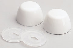 Fluidmaster 7115 Bowl Bolt Cap, Plastic, White