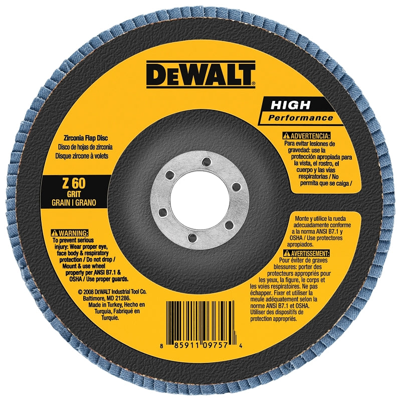 DW8302 DISC FLAP 4X5/8IN 60G