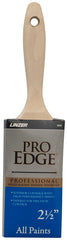 Linzer 1870-2.5 Paint Brush, 2-1/2 in W, Nylon/Polyester Bristle, Beavertail Handle