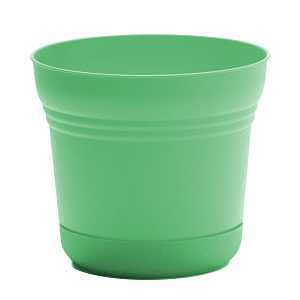 Bloem Saturn Series SP1236 Planter, 12 in Dia, Mint Green