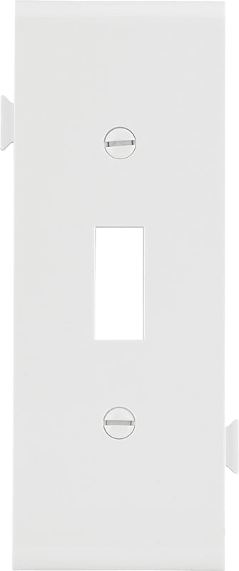 Eaton Wiring Devices STC1W Wallplate, 4-7/8 in L, 3.12 in W, 1 -Gang, Polycarbonate, White, High-Gloss