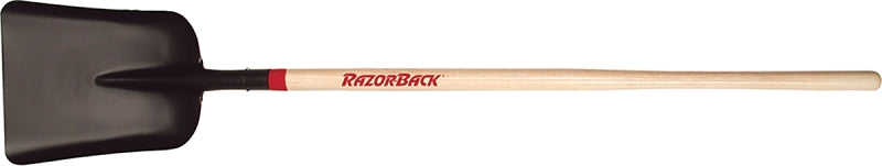 UnionTools 79805 Scoop Shovel, 11.325 in W Blade, 14-1/2 in L Blade, Steel Blade, Hardwood Handle, Long Handle