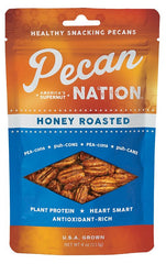 HONEY ROASTED PECANS POUCH 4OZ