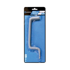 Crawford SS11-6 Ladder Hook, 20 lb, Self-Tap Mounting, Steel, Zinc