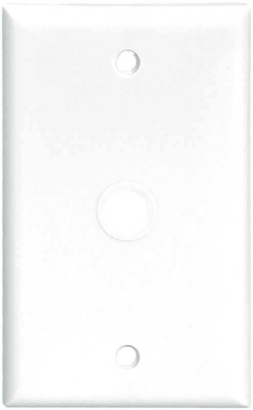 2128W-BOX WHT TELE PLATE1G