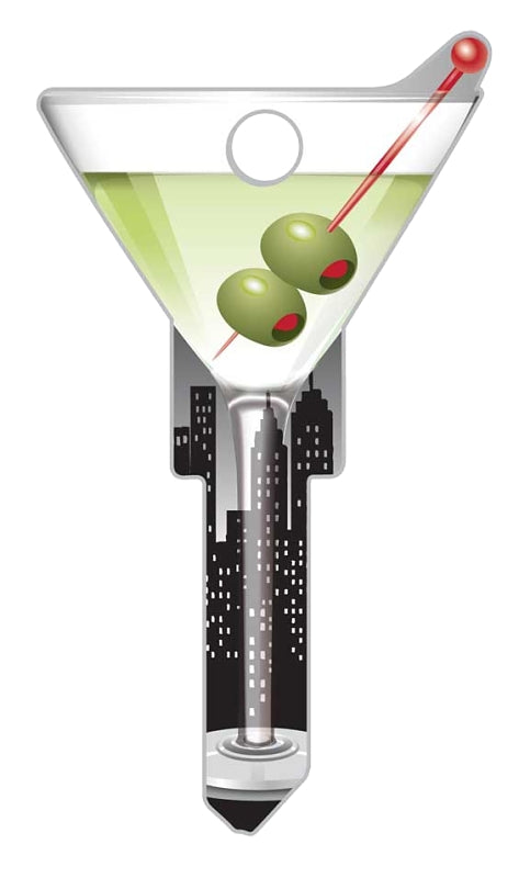 Lucky Line B133S Key Blank, Brass, Painted