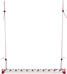 Perky-Pet Hummerbar HUMBAR200 Bird Feeder Bar, 16 oz, 22-Port/Perch, Plastic, Clear/Red