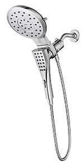 Moen Verso 220C2 Spray Head with Handshower, Round, 1/2 in Connection, IPS, 2.5 gpm, 8-Spray Function, Plastic