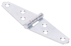 ProSource LSH-Z02-013L Strap Hinge, 1.2 mm Thick Leaf, Steel, 180 Range of Motion, Screw Mount Mounting