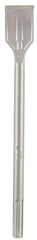 Milwaukee SLEDGE 48-62-4258 Tile Chisel, 45/64 in Dia Shank, SDS Max Shank, Steel, Bright, 15-1/4 in OAL