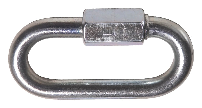 Ben-Mor 73702 Chain Quick Link, 1/4 in Trade, 880 lb Working Load, Zinc