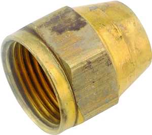 Anderson Metals 54800-06 Space Heater Tube Nut, 3/8 in, Brass