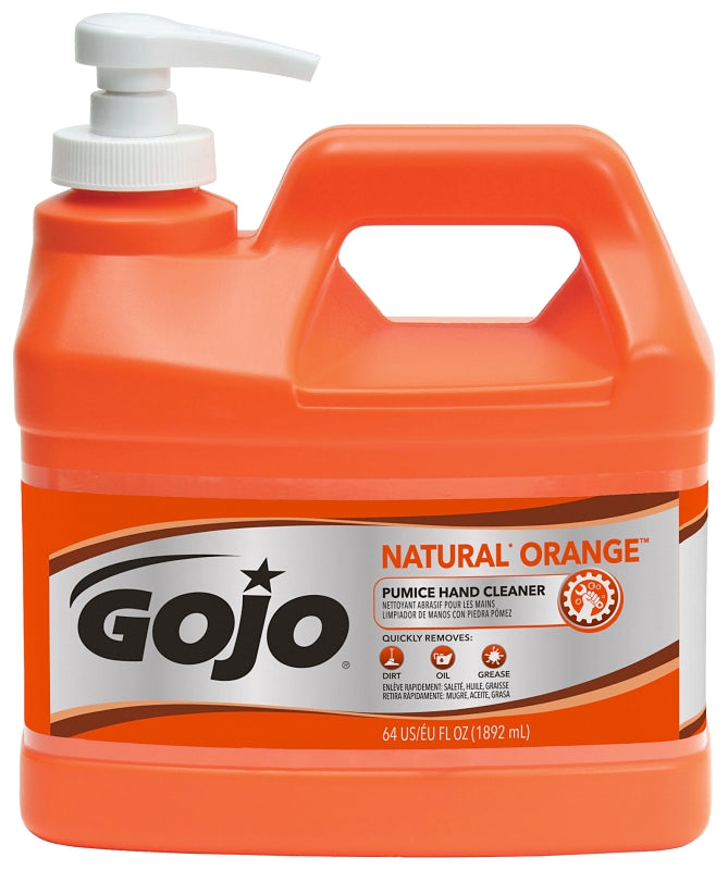 Gojo 0958-04 Hand Cleaner, Liquid, Citrus, 0.5 gal, Bottle