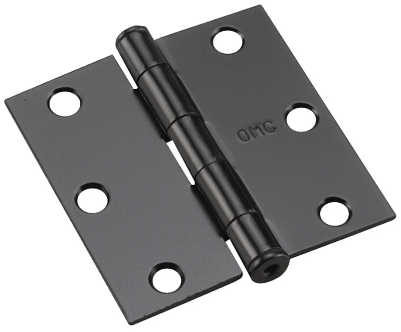 827FB-R  3IN BLK PR HINGE LOOS