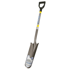Vulcan 34538 PEP-F Drain Spade Shovel, 6 in W Blade, Steel Blade, Fiberglass Handle, D-Shaped Handle, 29 in L Handle