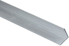 Stanley Hardware 4203BC Series N247-338 Angle Stock, 1 in L Leg, 72 in L, 1/16 in Thick, Aluminum, Mill