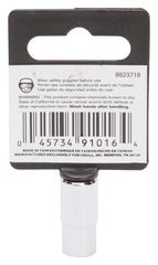 Vulcan MT6489512 Drive Socket, 7 mm Socket, 1/4 in Drive, 6-Point, Chrome Vanadium Steel, Chrome