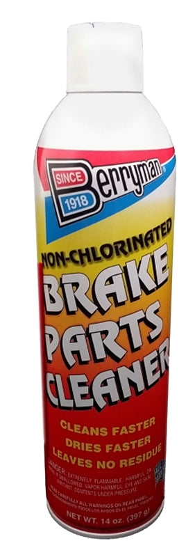 Berryman 2420 Brake Parts Cleaner, 14 oz Aerosol Can, Liquid, Aromatic/Mild