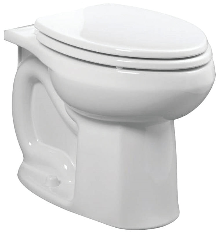 American Standard Colony Series 3068001.020 Flushometer Toilet Bowl, Elongated, 12 in Rough-In, Vitreous China, White