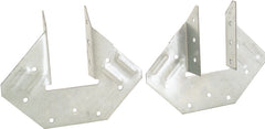 MiTek HCPRS Hurricane Tie, 5-1/4 in W, 4-1/4 in D, Steel, G90 Galvanized