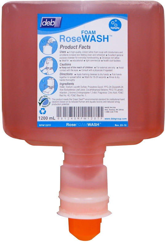 North American Paper RFW120TF Hand Soap, Liquid, Pink, Fragrant, 1200 mL, Cartridge
