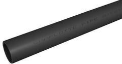 Charlotte Pipe PVC 10010 0600 Pipe, 1 in, 20 ft L, SCH 80 Schedule, PVC, Gray