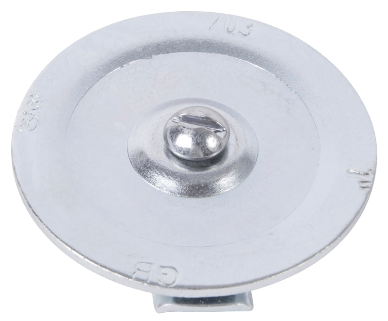 GB KO703 Knockout Seal, Steel, Silver, Galvanized