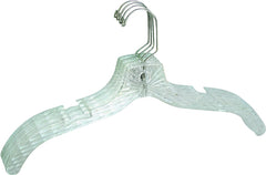 Merrick C73410-D12 Dress Hanger, Plastic, Clear